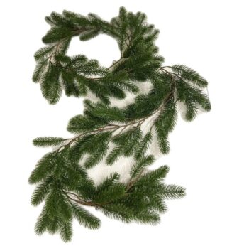ВИНТЕР, гирлянда хвойная, литая, 1,8 метра, ель, темно-зеленый