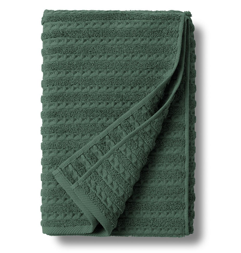 ВЕРОССА, полотенце махровое, 50х90 см, зеленый