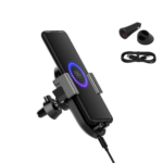 XIAOMI Wireless Car Charger 20W, автомобильное зарядное устройство с автодержателем, черный