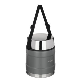 ТОРНАДО, ланч-бокс для еды, с широкой горловиной, 1 л, сталь