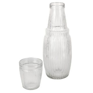 СУИТ, графин со стаканом, набор 2 предмета, 1 л, стекло