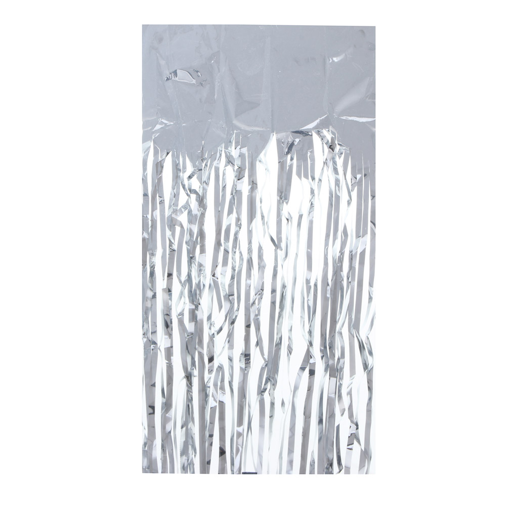 ВИНТЕР Ретро, дождик, 100х9 см, серебро