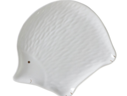 ЁЖИК, блюдо сервировочное, керамика, 20 см, белый