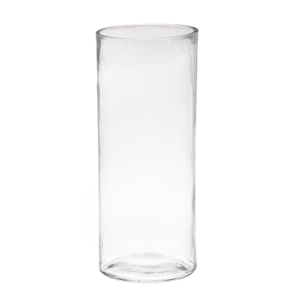 ЛАДЕКОР, ваза стеклянная, 10х24,5 см, прозрачный