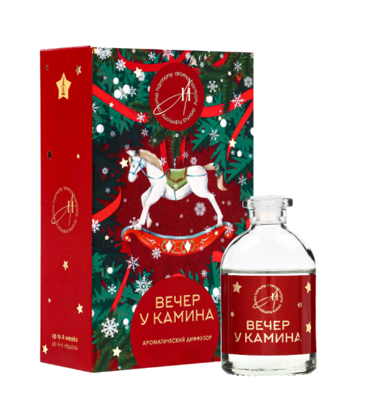 ВИНТЕР АРОМА, аромадиффузор-открытка, слива/вишня/мускус, 50 мл