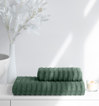 ВЕРОССА, полотенце махровое, 70х140 см, зеленый