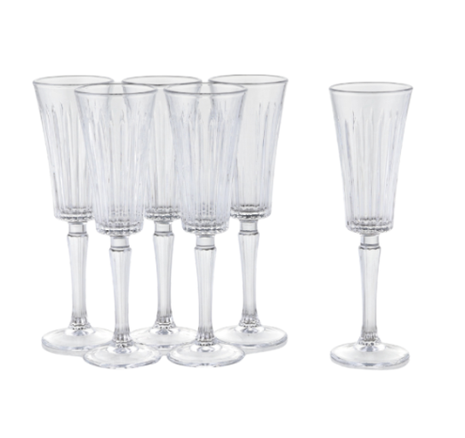 СОЛЕННИТА, набор бокалов для шампанского, 6 шт, 150 мл, стекло СОЛЕННИТА, набор бокалов для шампанского, 6 шт, 150 мл, стекло