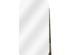 БРИЛЛИА БРАСС, зеркало настенное с полкой, 40х78, металл под латунь