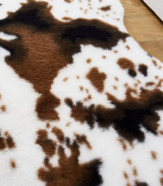 ВАЙЛД, ковер-шкура, 60х90 см, корова, коричневый