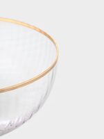 ОРИОН, набор бокалов, 6 шт, стекло, 270 мл, с золотой обводкой