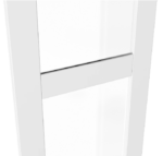 БУККЕР, левая дверь для стеллажа, двойное стекло, белый, М