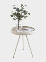 ТРИПЛ, столик журнальный, круглый, 45 см, бежевый