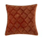 РУБИ, подушка декоративная, 45х45 см, велсофт, терракотовый