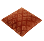 РУБИ, подушка декоративная, 45х45 см, велсофт, терракотовый