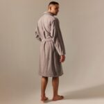 СОФТ МИСТ, халат махровый, мужской, р 44, серый