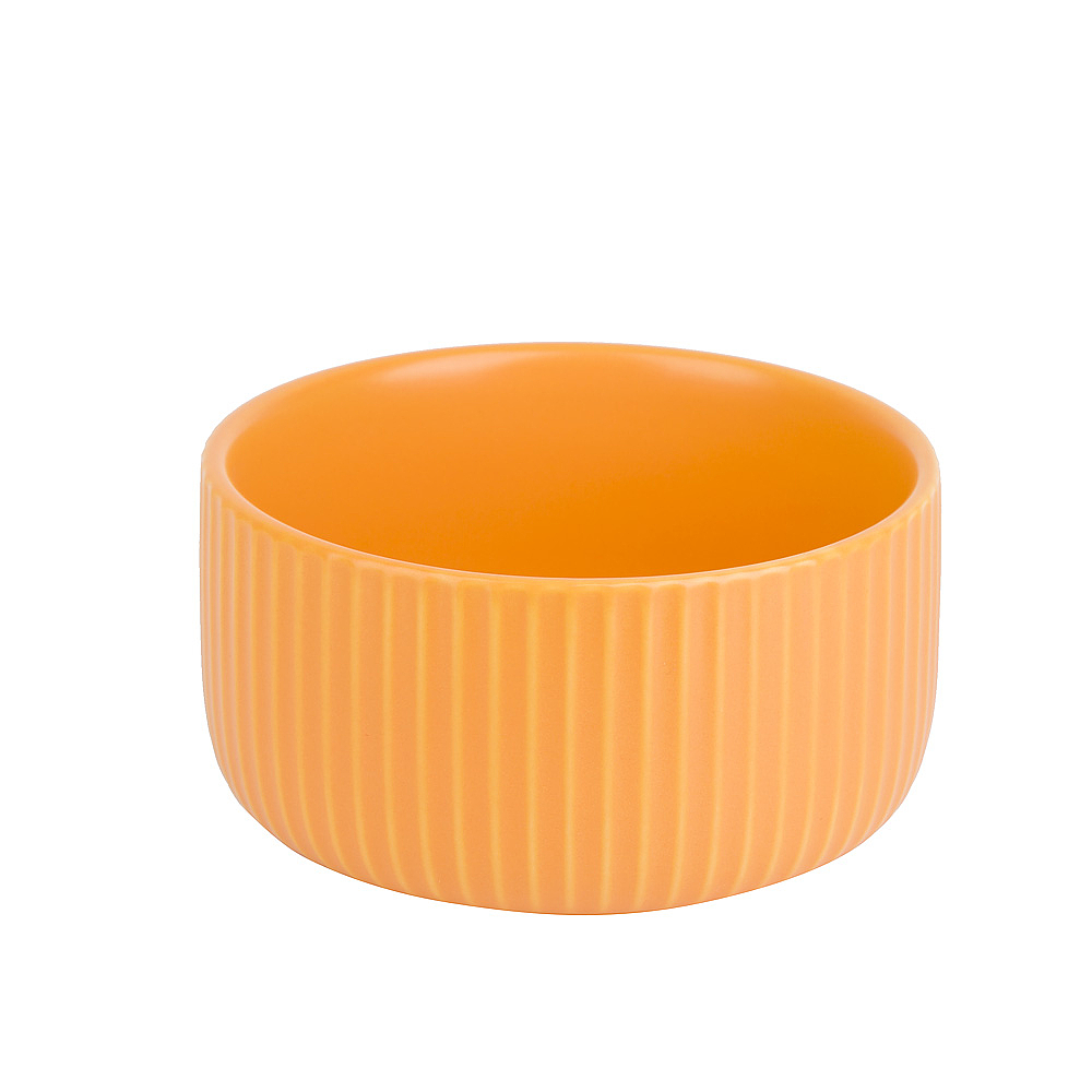 СКАНДИ, салатник, фарфор, 11,5х6,5см, оранжевый