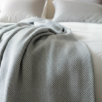 МИЛАН, плед, 150x200 см, вензель, серый