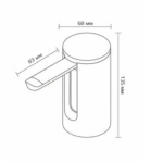 XIAOMI Xiaolang Folding Automatic Water Pump, электрическая помпа для воды, с дисплеем, белый