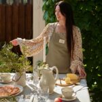 ЭКО, фартук из смеси хлопка и льна, 60х70 см, оливковый