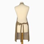 ЭКО, фартук из смеси хлопка и льна, 60х70 см, оливковый