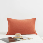 СИЕНА, подушка декоративная, 30х50 см, терракотовый
