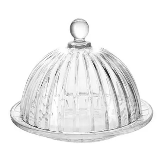 РИБС, блюдо сервировочное с крышкой, 14х9 см