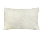 ФЛОРИНА, подушка декоративная, 30х50 см, плюш, кремовый