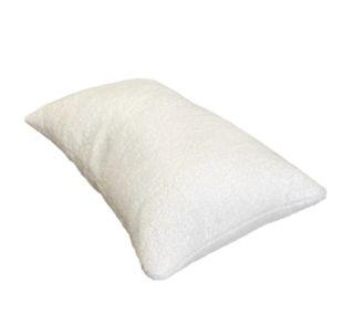 ФЛОРИНА, подушка декоративная, 30х50 см, плюш, кремовый