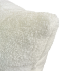 ФЛОРИНА, подушка декоративная, 30х50 см, плюш, кремовый