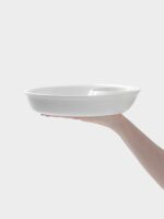 HANNA KNOVEL, блюдо с секцией для соуса, 1 л / 160 мл, фарфор, белый