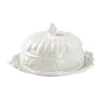 ВИНТАЖ, блюдо с крышкой, керамика, 25 см, белый