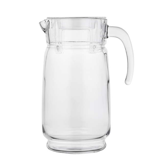 АКВАТИК, кувшин с акриловой крышкой, 1,6 л, стекло