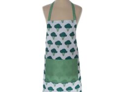 БРОККОЛИ, фартук кухонный, 70х72 см, зеленый