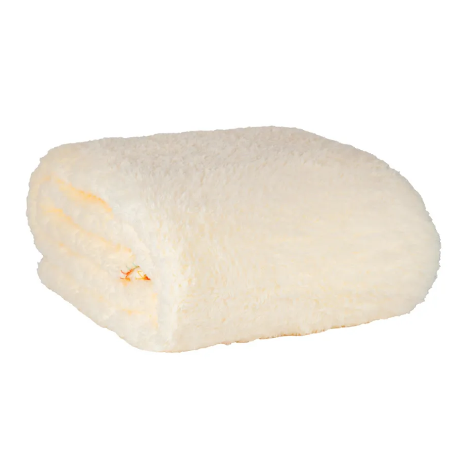 ПЕКОРА, плед, 180х220 см, молочный