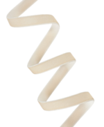 ГИФТ, лента бархатная, 10 мм, 18 м, молочный