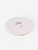 ГИФТ, лента бархатная, 10 мм, 18 м, молочный