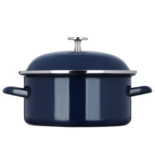 НОЭМИ, кастрюля эмалированная, 2,7 л, индукция, синий