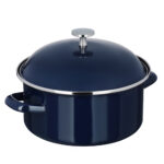 НОЭМИ, кастрюля эмалированная, 2,7 л, индукция, синий