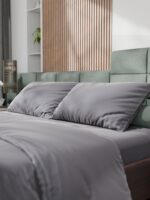ТЕНСЕЛЬ, комплект постельного белья, дуэт, тенсель, серый