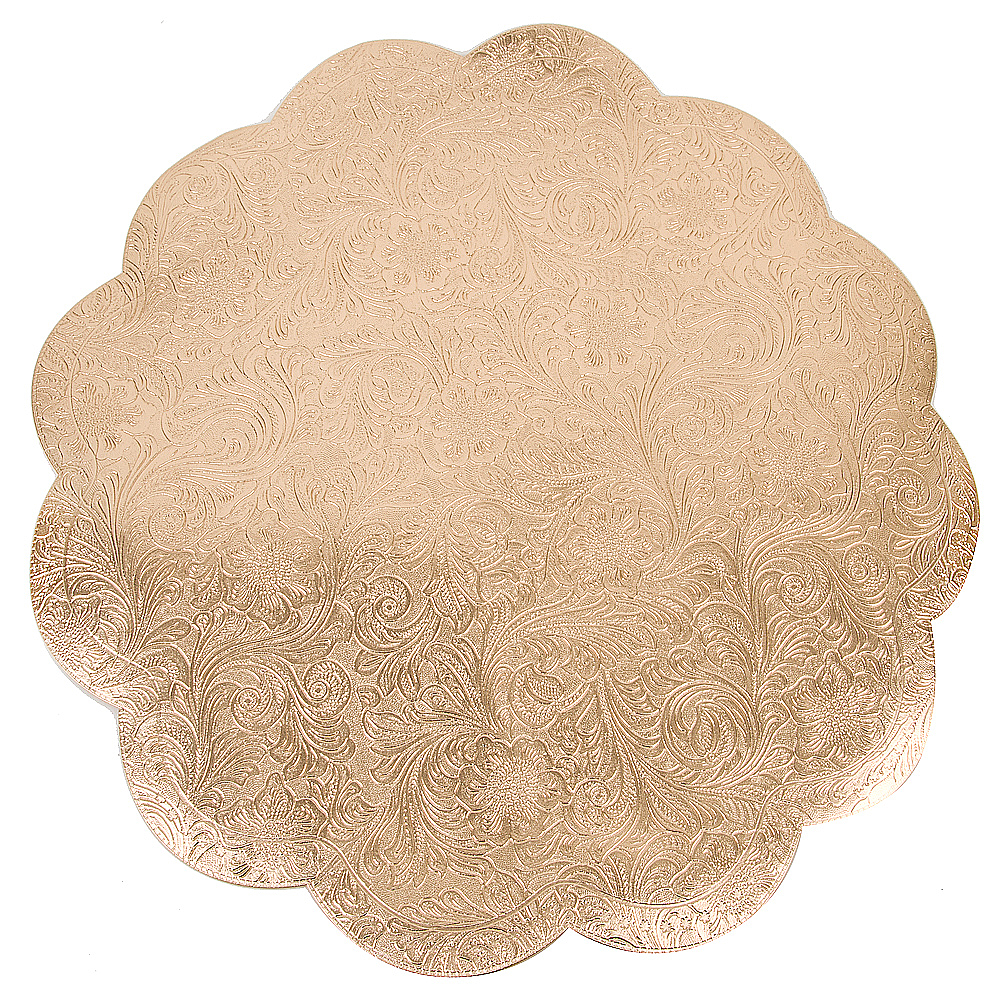 ВИНТЕР, салфетка сервировочная, 38 см, цветок золотой