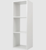 СПЕЙСИО КУБ, стеллаж, 3 секции, белый, 36х104х31,5 см