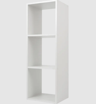 СПЕЙСИО КУБ, стеллаж, 3 секции, белый, 36х104х31,5 см