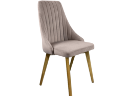 МЕКСИКА, стул мягкий, ножки из массива дерева, латте