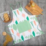 ОВОЩИ, фартук кухонный, 70х72 см, разноцветный