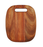 АКАЦИЯ, доска разделочная, овальная, 24x20 см, акация