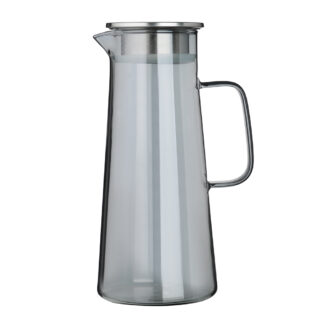 ГРАФИТ, набор кувшин для воды, 1,8 л, 2 кружки, 200 мл, нержавеющая сталь