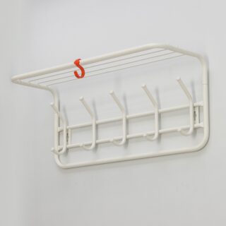 ЗМИ, вешалка настенная с полкой, 60 см, цвет белый