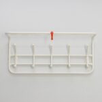 ЗМИ, вешалка настенная с полкой, 60 см, цвет белый