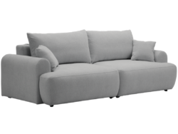 КЬЯНТИ, диван-кровать, прямой, серый, велюр Tesoro Smoke