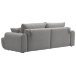 КЬЯНТИ, диван-кровать, прямой, серый, велюр Tesoro Smoke